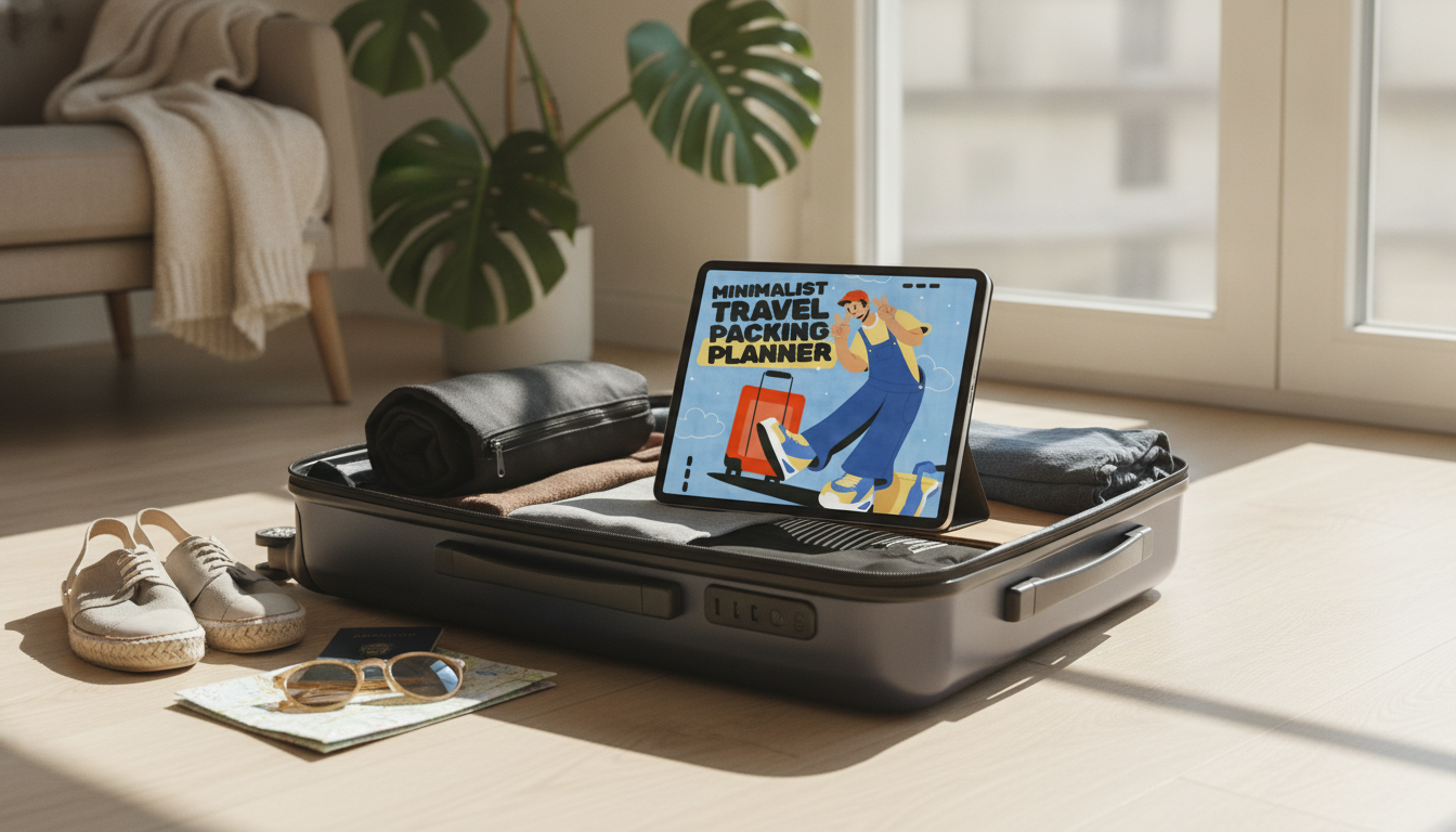 Pack Light Every Time: Minimalist Travel Packing Planner