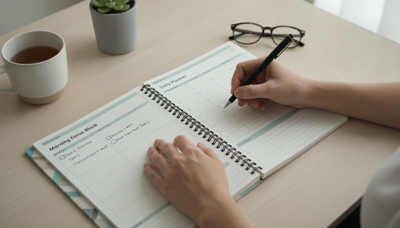 Daily Focus Routine: Use a Workbook to Beat Procrastination